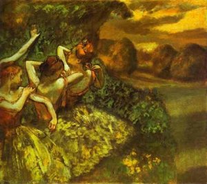Four Dancers — Edgar Degas, Impressionist Movement