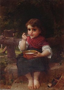 A Bowl Of Milk — Émile Munier