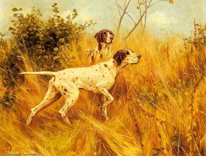Two Pointers In A Landscape — Thomas Blinks, Impressionism