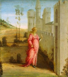 Workshop Of Esther At The Palace Gate — Sandro Botticelli