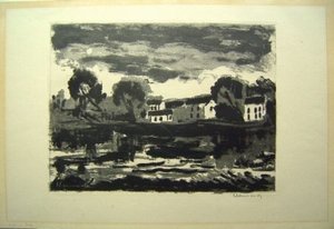 The Oise At Sergy — Maurice De Vlaminck