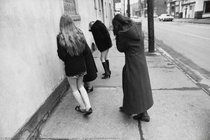 Girls Hiding From Camera, From An Untitled Portfolio — Mark Cohen