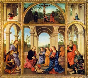 Polyptych Albani Torlonia — Pietro Perugino (pietro Vannucci)