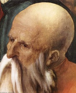 Christ Among The Doctors (detail) — Albrecht Dürer