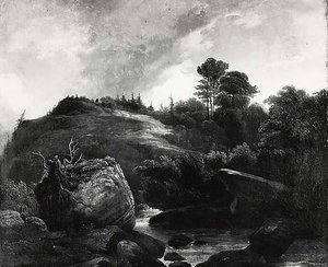 Scene In The Catskills, (painting) — Thomas Cole