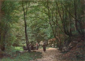 Vue d'Arcier près de Besançon