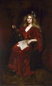 Natalie With Violin — Alice Pike Barney