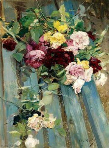 Natura Morta Con Rose — Giovanni Boldini