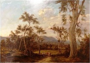 At lilydale - dandenong ranges , (1872)