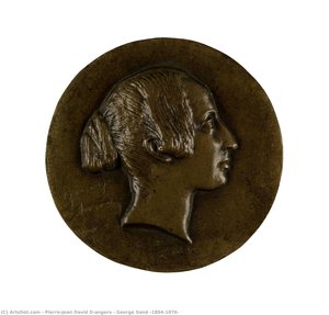 George Sand (1804-1876) — Pierre-jean David D'angers, Romanticism