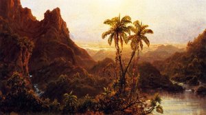 Tropical Landscape — Louis Remy Mignot