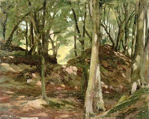 Wooded Scene — Gunning King