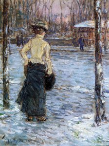 Winter, Central Park — Frederick Childe Hassam