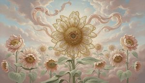 Gilded Filigree in a Celestial Dream