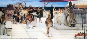 A Dedication To Bacchus — Lourens Alma Tadema