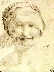 Smiling Woman — Matthias Grünewald, Northern Renaissance
