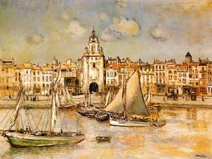 Vista De La Rochelle — Jean-françois Raffaëlli, Realismo/caractérisme