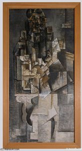 Homme A La Guitare — Pablo Picasso, Cubist Expression