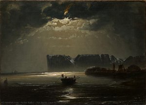 The North Cape By Moonlight — Peder Balke, Romanticism