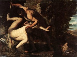 The Murder Of Abel — Jacopo Tintoretto, Early Baroque