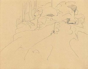 Sketch Of Landscape 16 — Nicholas Roerich, Symbolic Expressionism