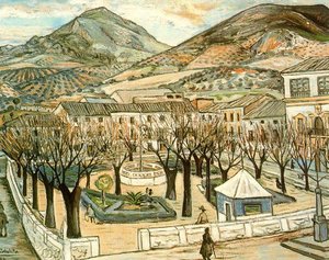 Garden Of Quesada In Winter — Rafael Zabaleta Fuentes