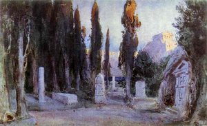 Cemetery — Vasily Dmitrievich Polenov