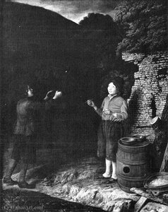 Boys Blowing Bubbles. — Esaias Boursse