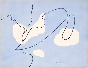 Blue And White — Ralston Crawford