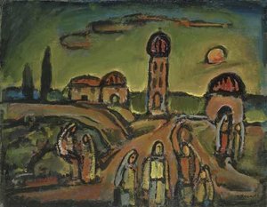 Paysage Avec Figures — Georges Rouault