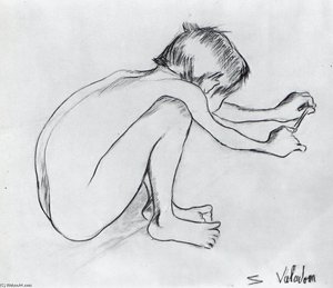 Maurice Utrillo Playing With A Sling Shot — Suzanne Valadon