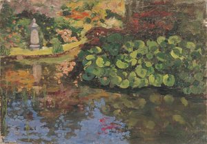 The Lily Pond At Coombe Place, Surrey — Winston Spencer Churchill