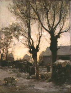 Farmyard In Winter