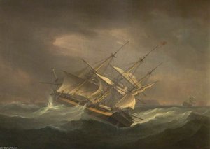 Frigate In A Squall