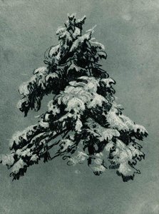 Pine In The Snow — Ivan Ivanovich Shishkin