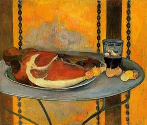 Die Lampe — Eugène Henri Paul Gauguin, Postimpressionismus