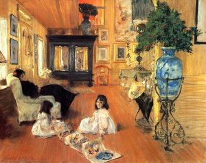Hall At Shinnecock — William Merritt Chase