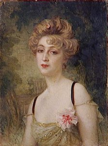 Portrait De Rosemonde Gerard, Mme Edmond Rostand — Ernest Hébert (antoine Auguste Ernest Hebert)