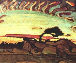 Evening Silhouette — Arthur Lismer, Impressionism