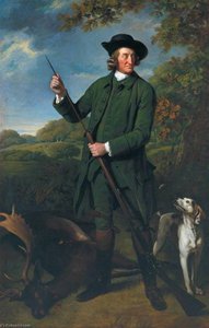 Thomas Nuthall With A Dog And Gun — Sir Nathaniel Dance Holland