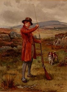 Loading The Gun — George Goodwin Kilburne