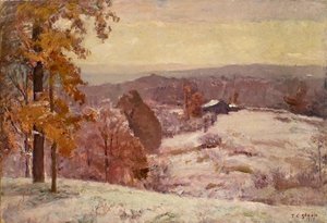 An Early Snow - Looking North — Theodore Clement Steele
