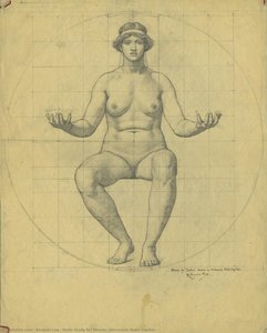 Nude Study For Mosaic, Wisconsin State Capitol, — Kenyon Cox