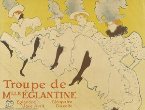 Troupe De Mlle Elegantine (affiche) — Henri De Toulouse-lautrec, Art Nouveau