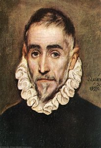 Portrait Of An Elder Nobleman — El Greco, Baroque Religious Painting
