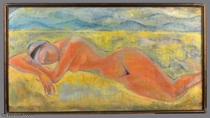 Female Nude On The Beach — Armand Schonberger