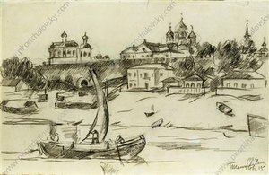 Veliky Novgorod. Kremlin. — Pyotr Konchalovsky