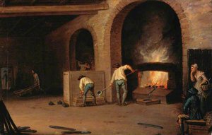 Lead Processing At Leadhills Smelting The Ore — David Alan