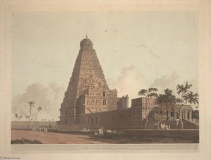 The Great Pagoda, Tanjore — Thomas And William Daniell