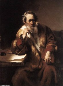 Apostle Thomas — Nicolaes Maes, Baroque